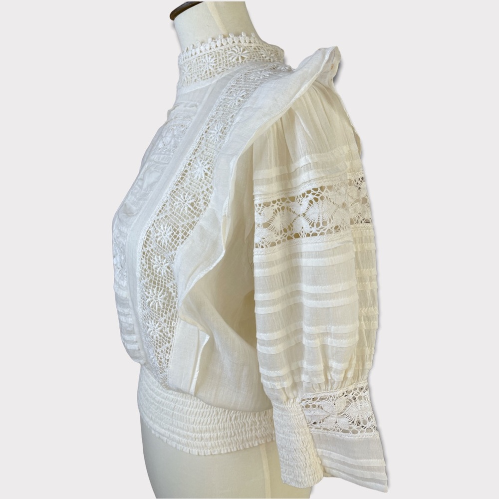 Free People cottage/Victorian style blouse.